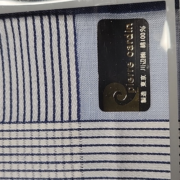 ❤️ PIERRE Cardin 3pcs Handkerchief Cotton pieces - Picture 3 of 4